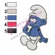 Smurfs Embroidery Design 02